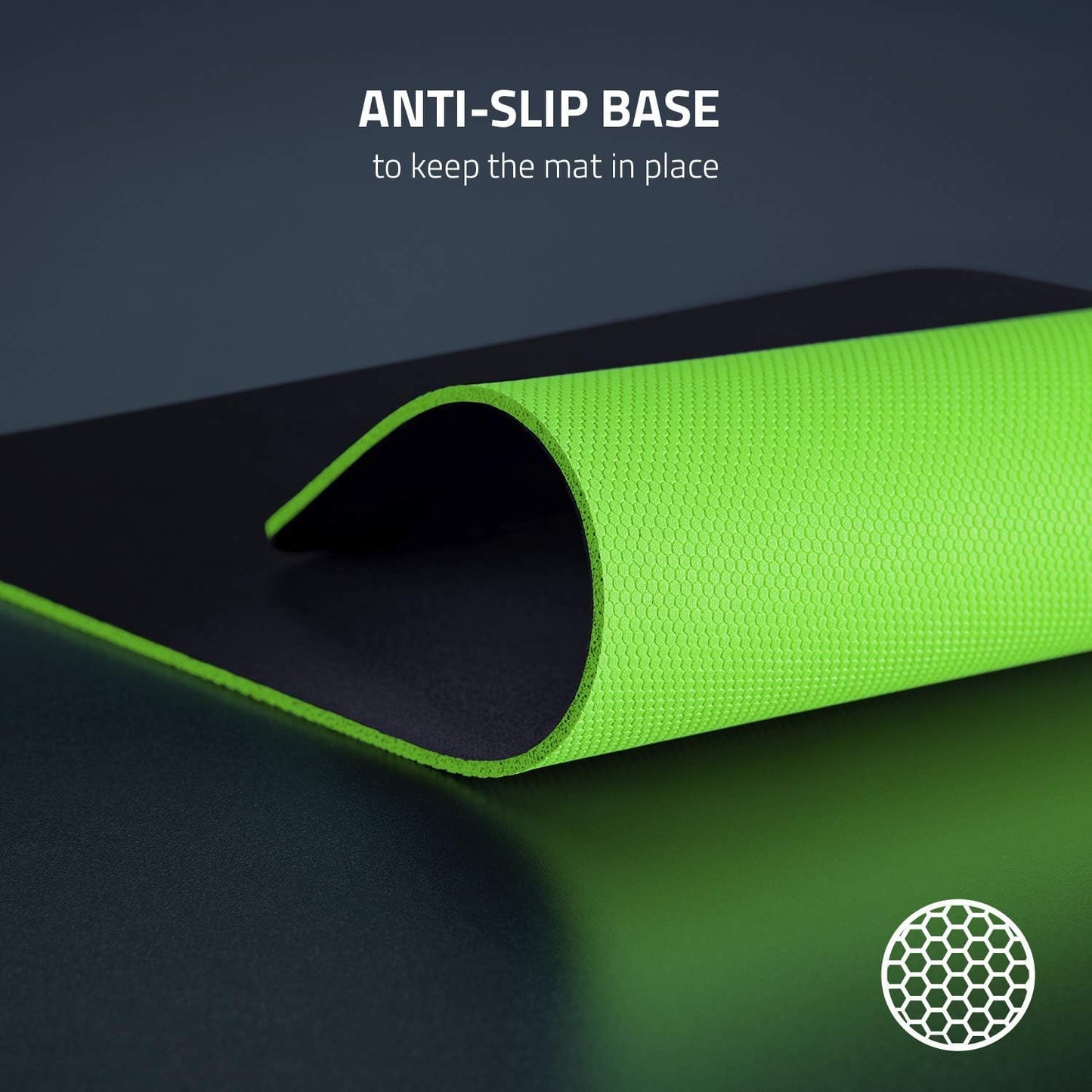 Razer Gigantus V2 3XL - Soft gaming mouse pad for fast gaming styles and optimal control (1200 x 550 x 4mm, textured micro-fabric fabric, non-slip rubber) black - RZ02-03330500-R3M1