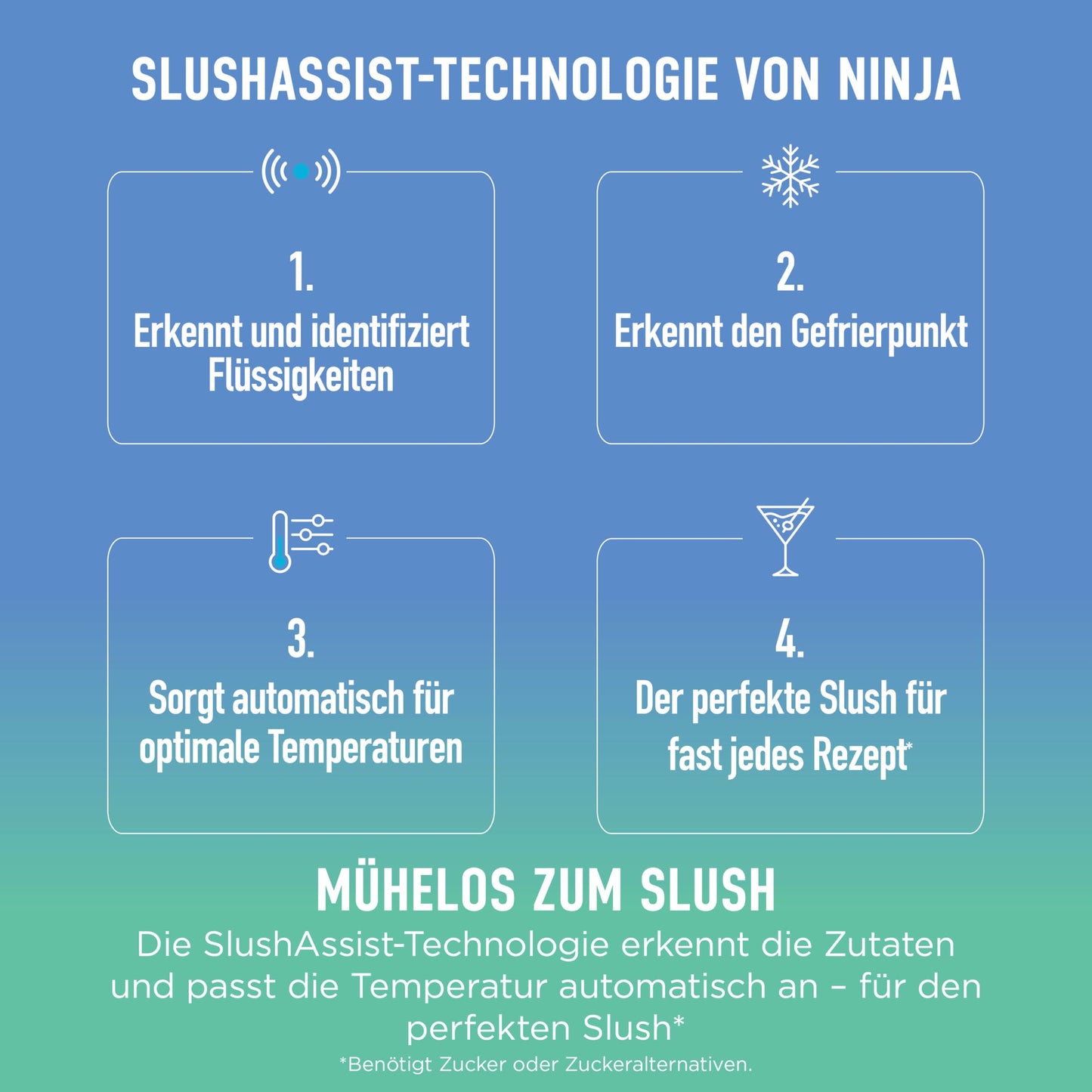 Ninja SLUSHi XL Slush Ice Cream Maker with SlushAssist Technology, Large 3.7L Capacity (Max Capacity 2,840ml), for Slush, Frozen Cocktails and More, Green FS601EUGN