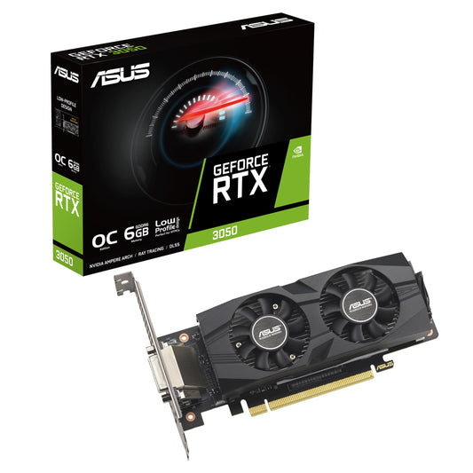 Placă grafică pentru jocuri ASUS GeForce RTX 3050 LP BRK OC Edition 6GB GDDR6 - 90YV0KQ0-M0NA00