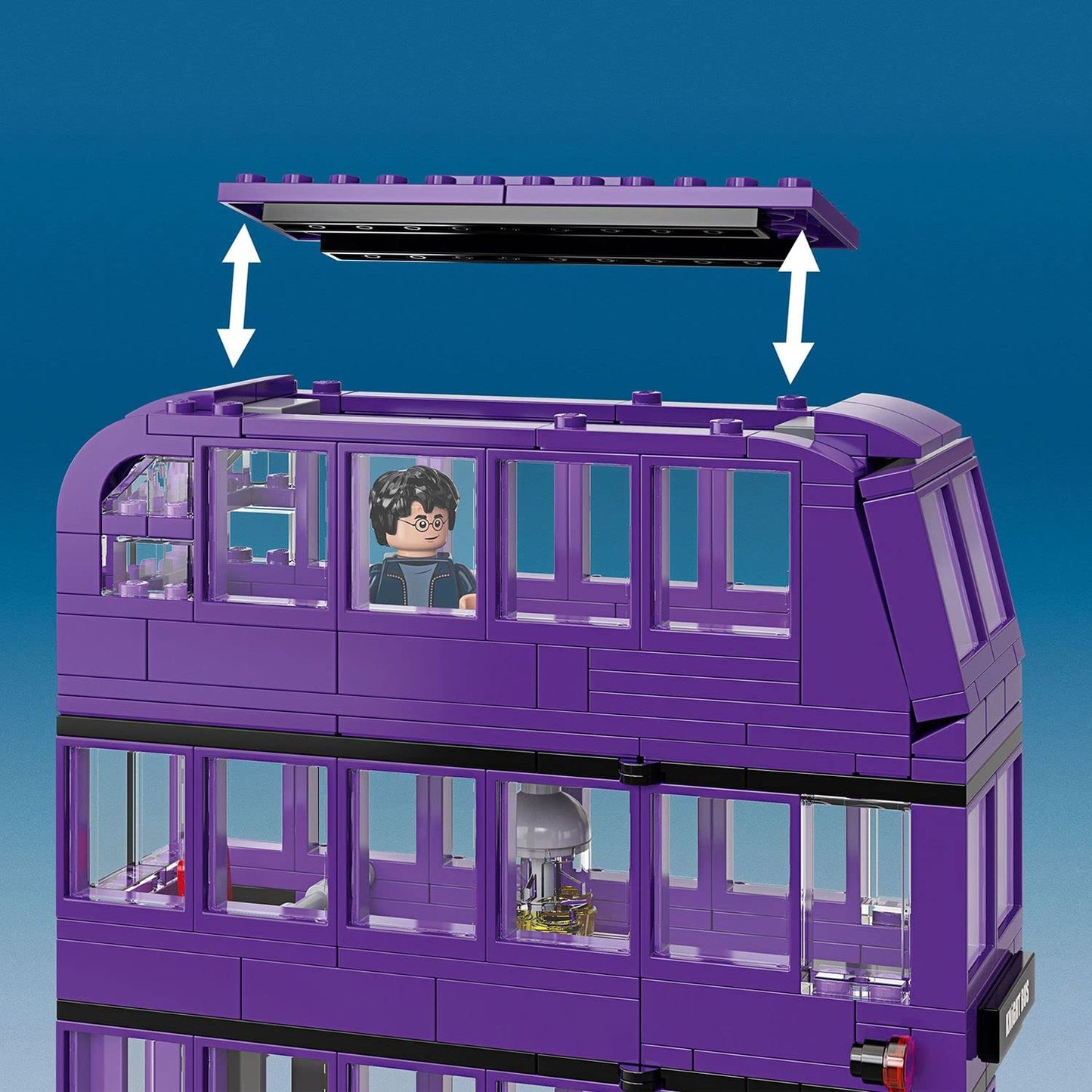 LEGO 75957 Harry Potter The Knight Bus Toy, Triple Decker Bus, Collector's Set with Minifigures
