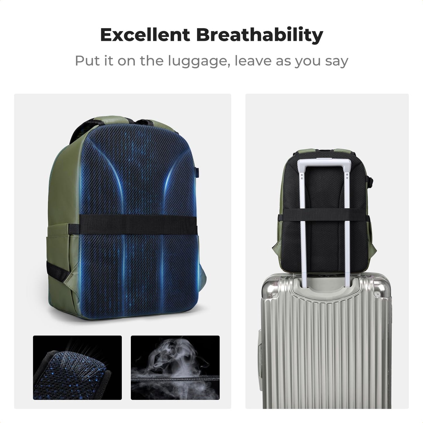 K&F CONCEPT camera backpack photo backpack compact & lightweight with rain cover - KF13.223V1