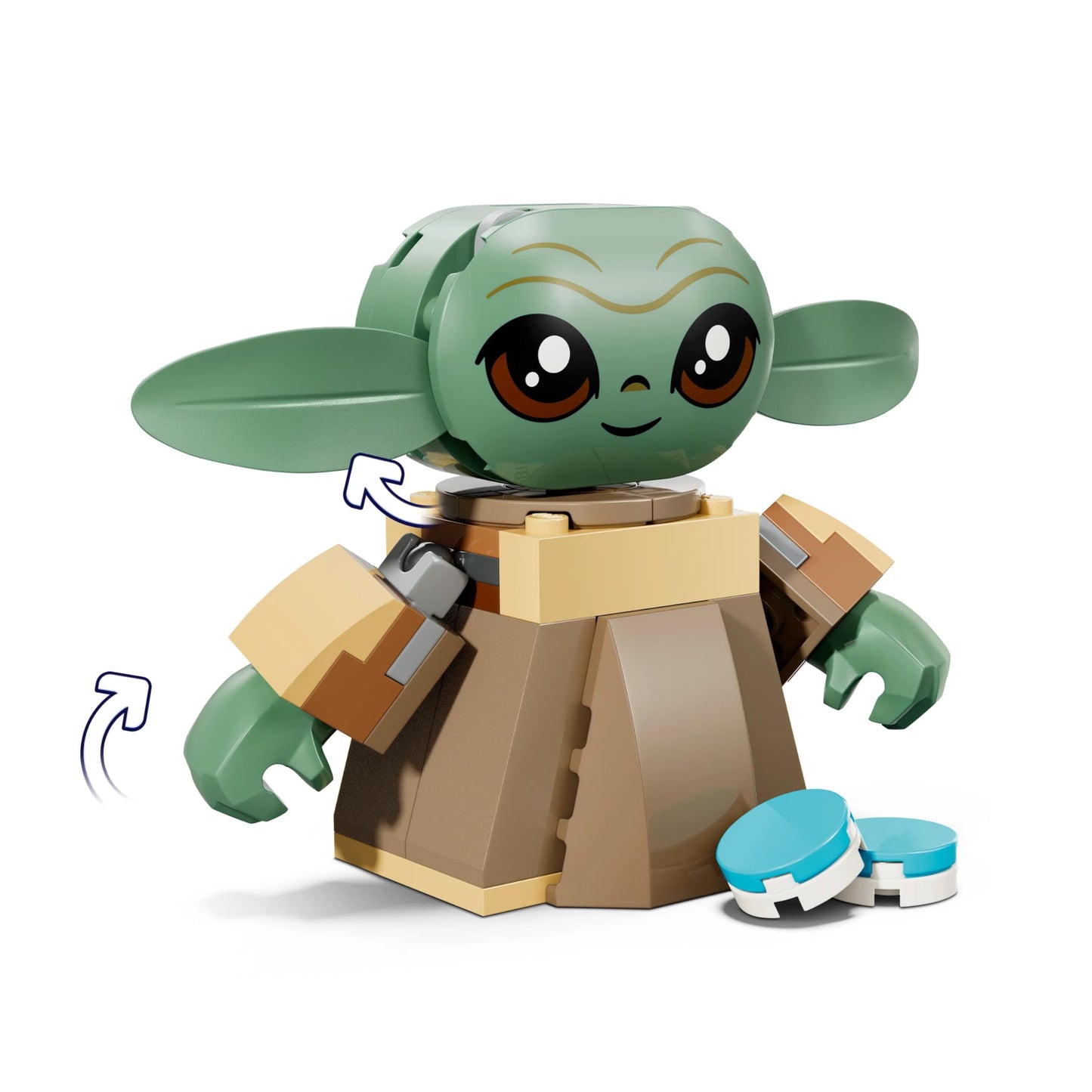 LEGO Star Wars 75443 Grogu's Home - toy with Grogu figure & Sorgan frog as well as catapult & blue macaroons - gift for boys & girls aged 4 and up and fans of The Mandalorian