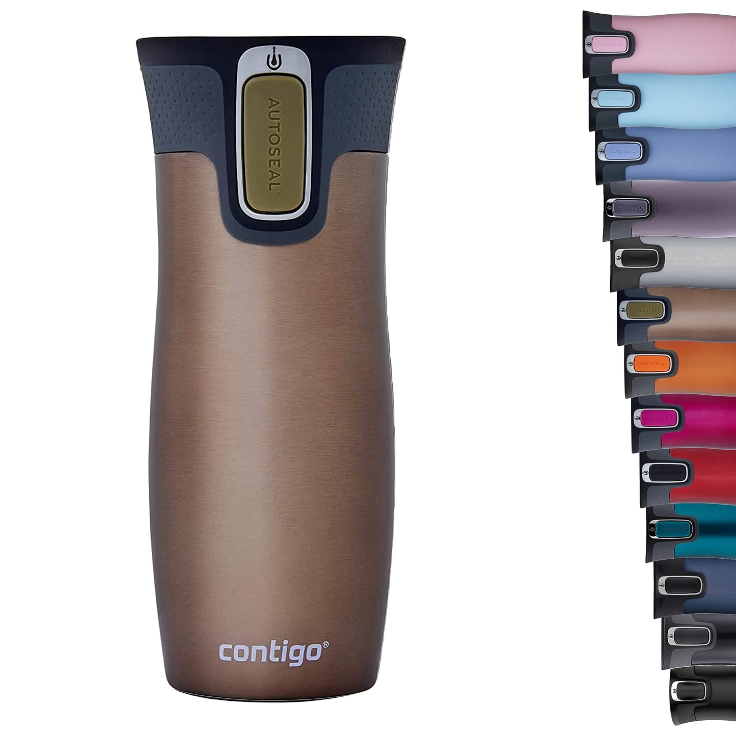Contigo West Loop Autoseal Stainless Steel Thermo Mug | keeps warm for 5 hours | 470ml - 2095796