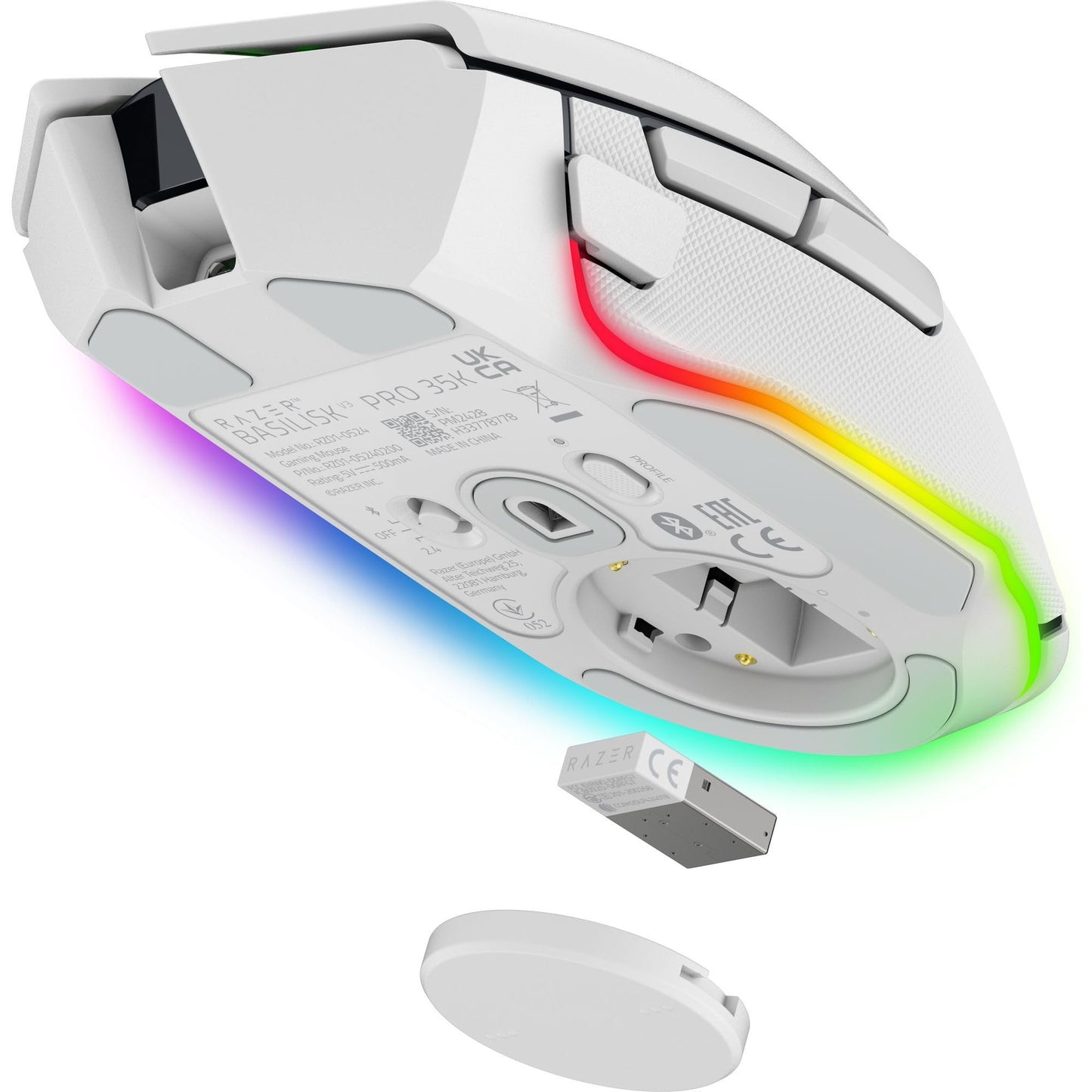 Razer Basilisk V3 Pro White (RZ01-04620200-R3G1)