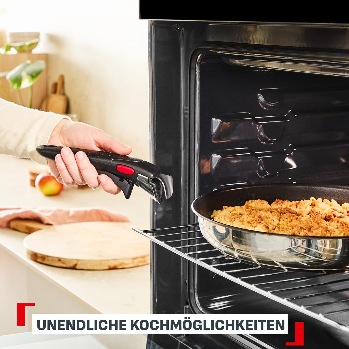 Tefal Ingenio Comfort Max 20-piece Cookware Set, stackable, space-saving - L966KS44