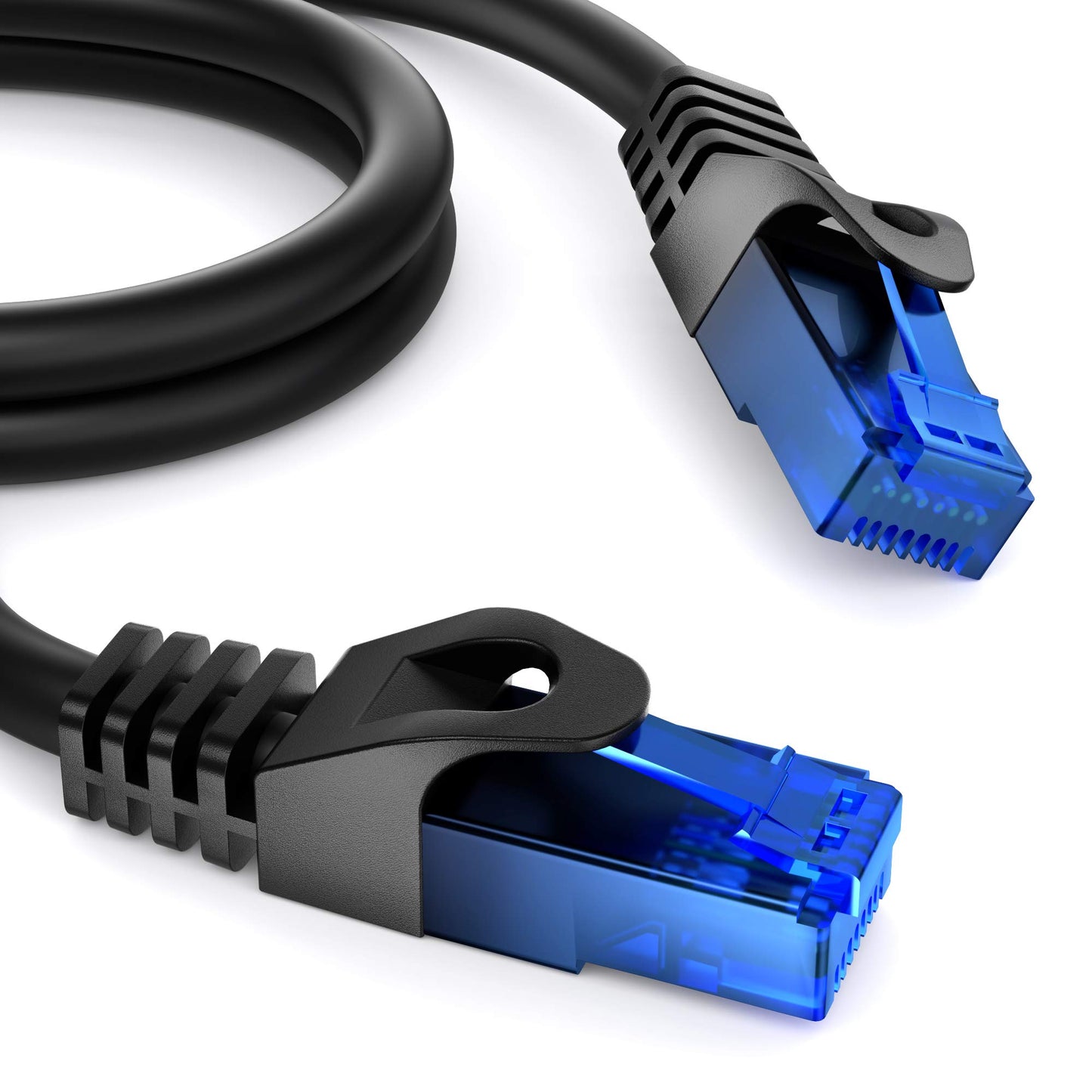 KabelDirekt – LAN/network cable – 10x3m – Gigabit, RJ45, black - 2438