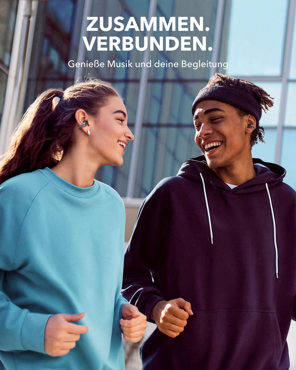 soundcore C30i by Anker, open-ear earbuds, clip-on headphones, lightweight design, stable hold, removable clips, intensive sound, 30h playback, IPX4 water protection for sports/gym - A3330