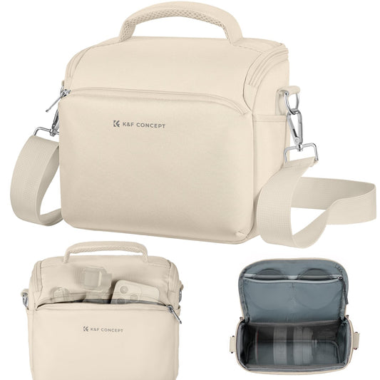 K&F CONCEPT Camera Backpack Camera Bag, SLR Bags Shoulder Bag, Camera Bag Liner Bag, Photo Bag for Photographers Suitable for Daily Use (Beige) - JPKF13.179V3US