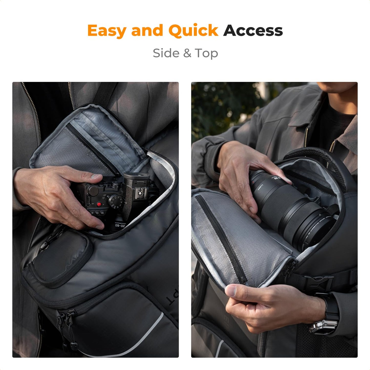 K&F CONCEPT camera backpack waterproof photo backpack - KF13.164V1