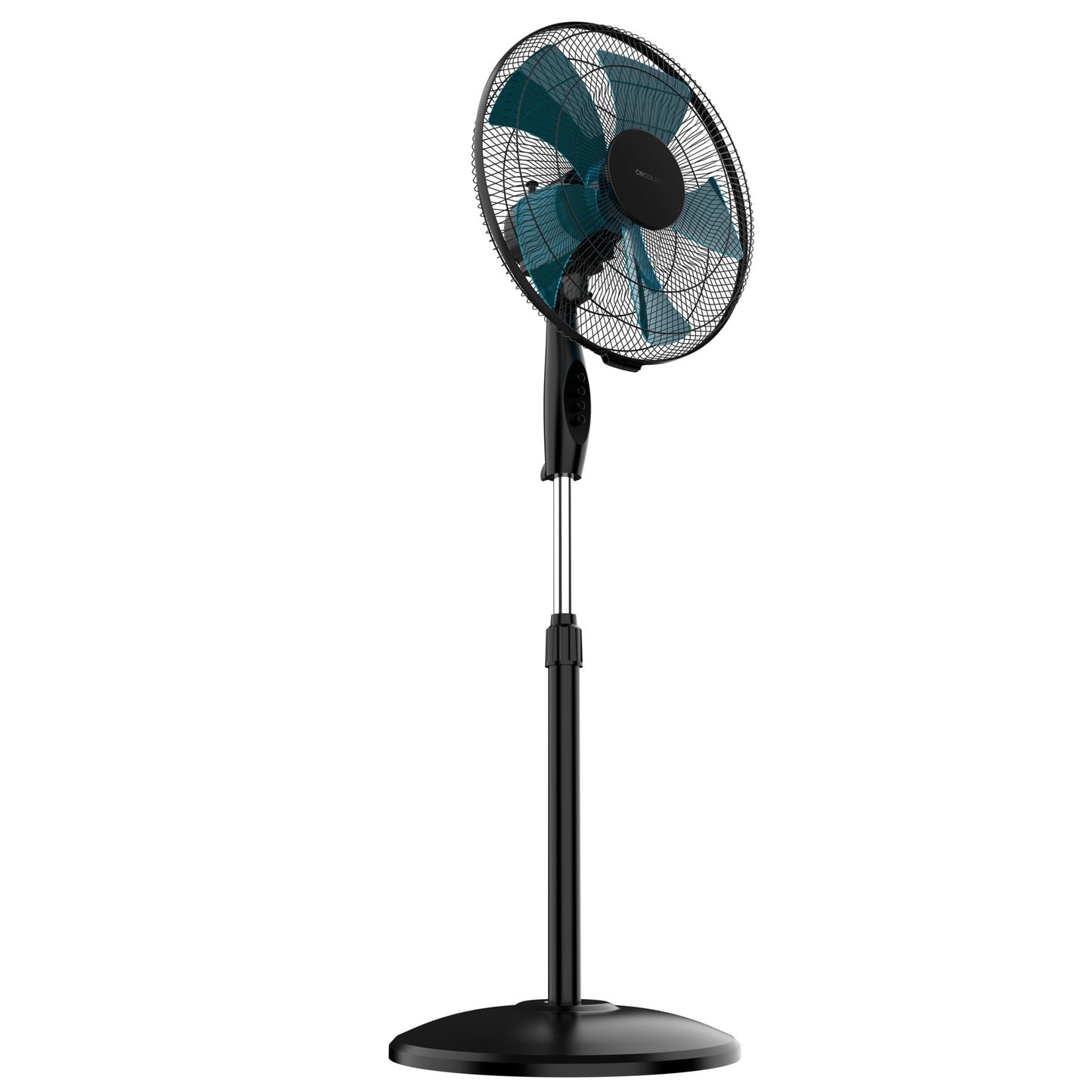 Cecotec pedestal fan EnergySilence 515 WindLite Pro. 56 W power, 40 cm diameter, 5 aerodynamic blades, 3 speed levels, automatic oscillation, telescopic rod and secure stand - A90_EU01_123500