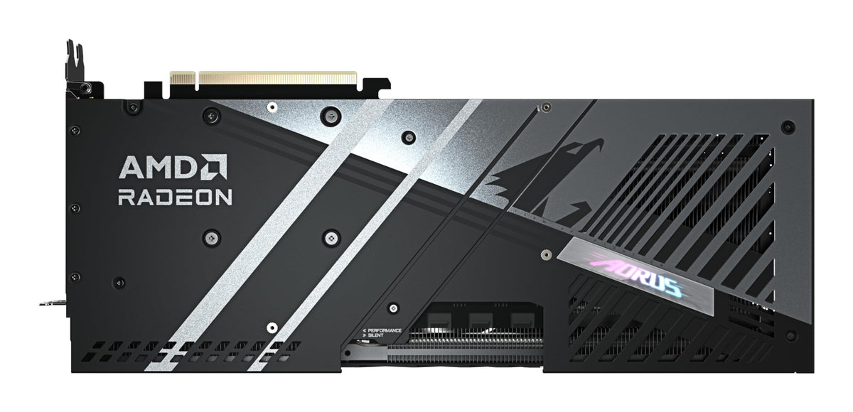 Gigabyte AORUS Radeon RX 9070 XT Elite 16G Placă grafică - 16 GB GDDR6, 256 Bit, PCI-E 5.0, 3100 MHz frecvență de bază, 2 x DisplayPort, 2 x HDMI, GV-R9070XTAORUS E-16GD