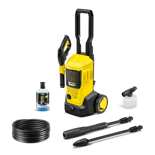 Kärcher high-pressure cleaner K 5 FJ, pressure: max. 145 bar, delivery rate: 500 l/h, area performance: 40 m²/h, water filter, weight: 6.3 kg, HD gun, dirt blaster, Vario Power Jet, foam nozzle - 1.679-610.0