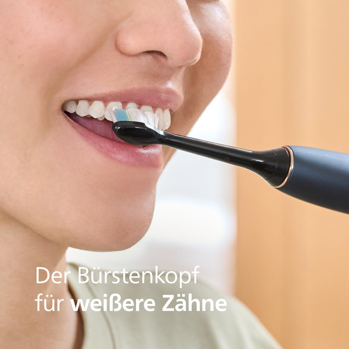 Philips Sonicare W2 Optimal White, Original Replacement Brush Heads, Black, 4-Pack, HX6064/88
