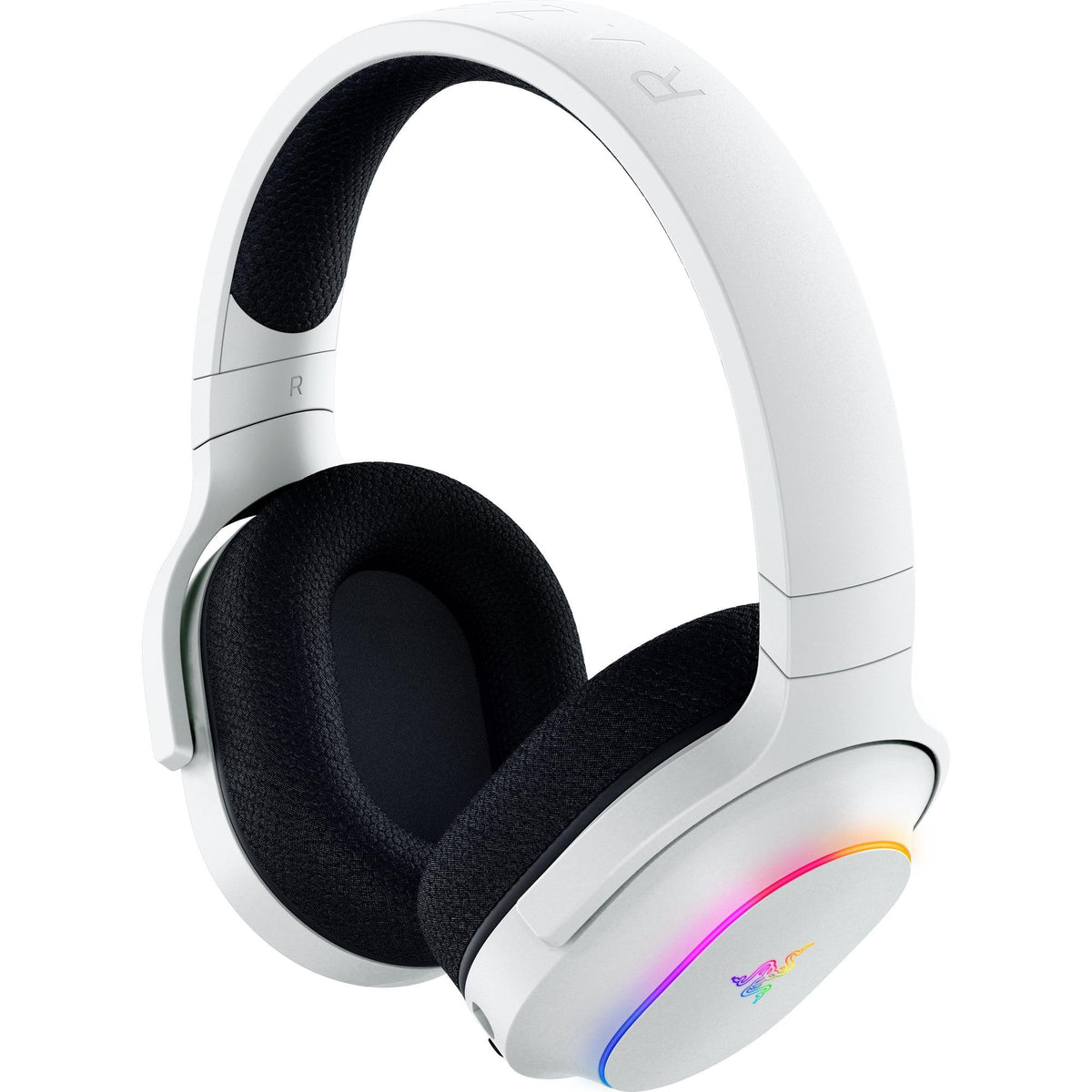 Razer Barracuda X Chroma - căști de gaming wireless pentru multiple platforme cu 6 zone Chroma RGB (SmartSwitch Hyperspeed & Bluetooth, driver de 40mm, microfon cardioid HyperClear detașabil) Alb - RZ04-05220200-R3M1