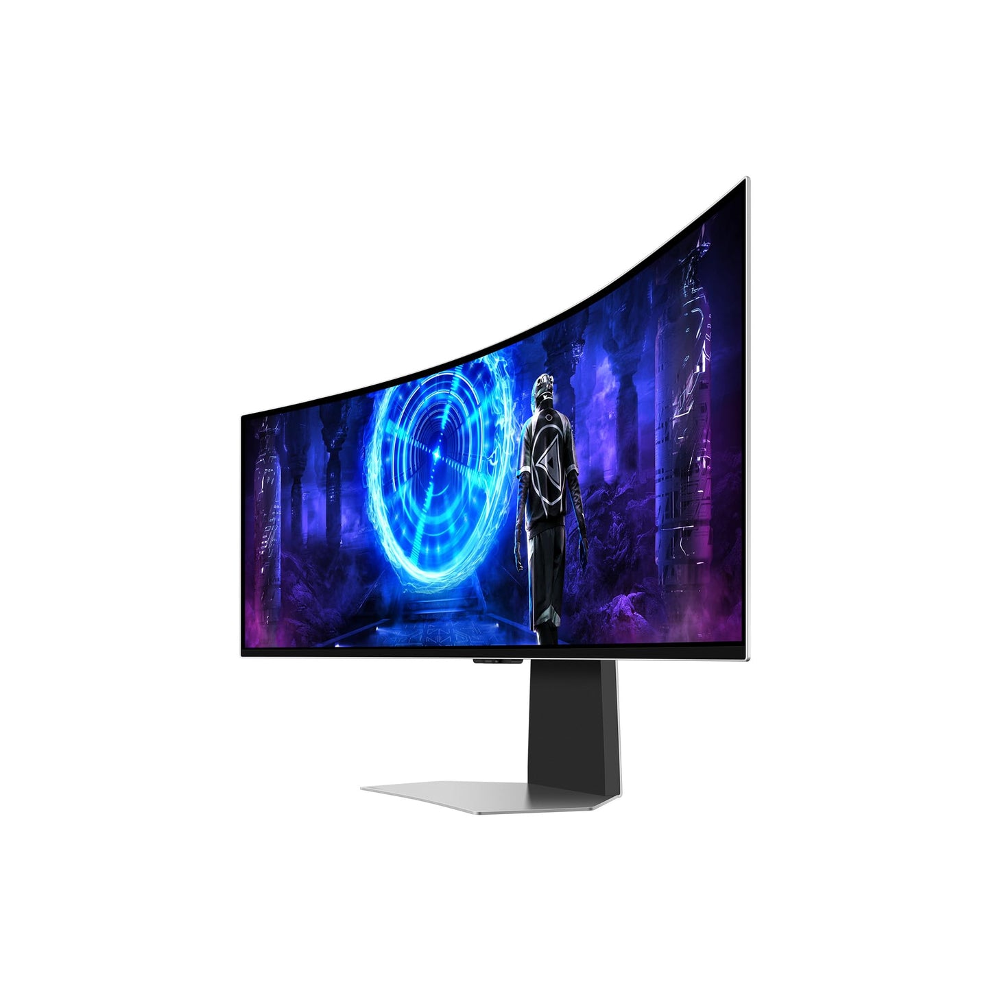 Samsung 49 inch Odyssey OLED G9 G95SD, DQHD (5,120 x 1,440), gaming monitor, PC screen, 240 Hz, OLED glare free, 0.03 ms response time, gaming hub, LS49DG954SUXEN