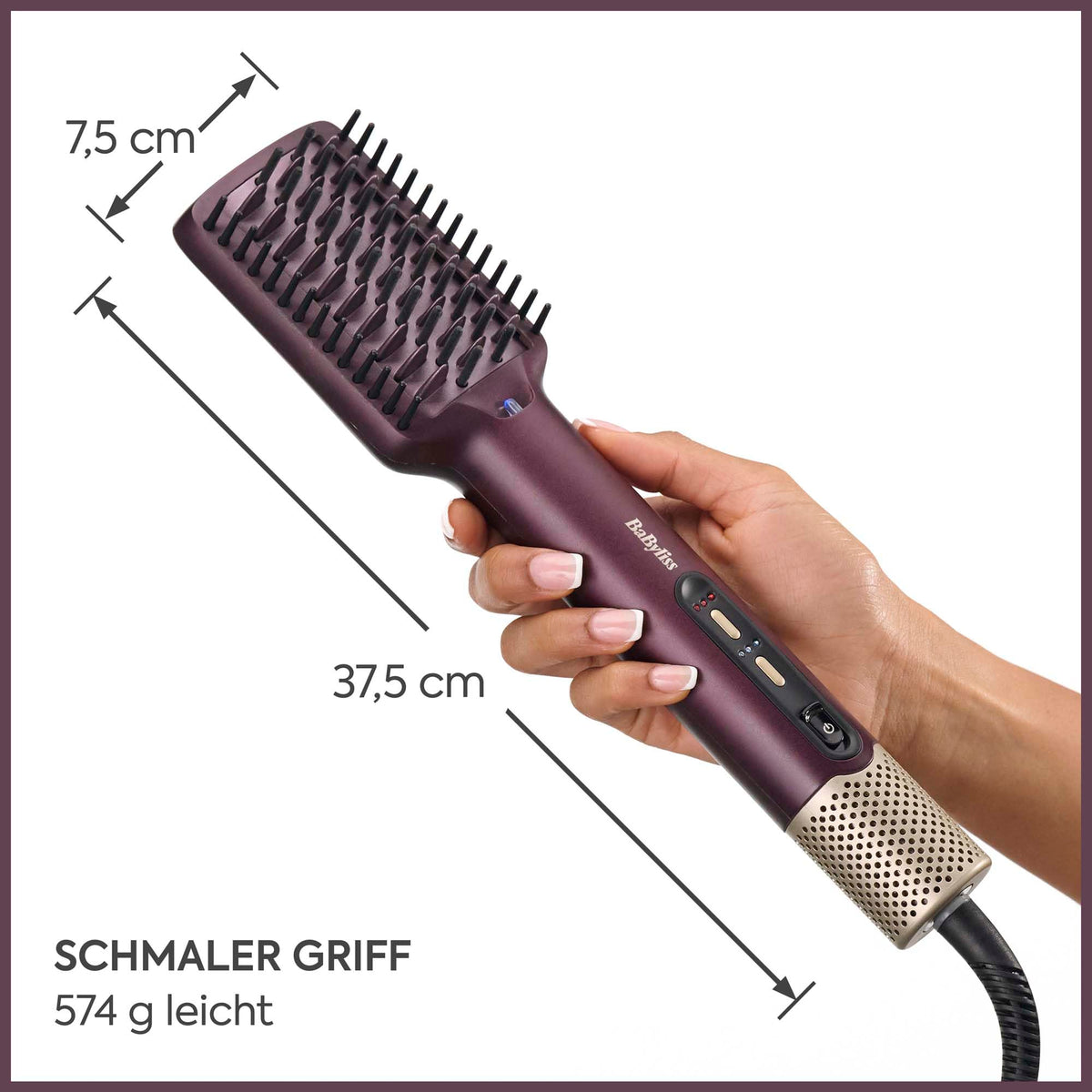 BaByliss Air Power Smooth - Styling pentru păr umed și uscat, AS6400E