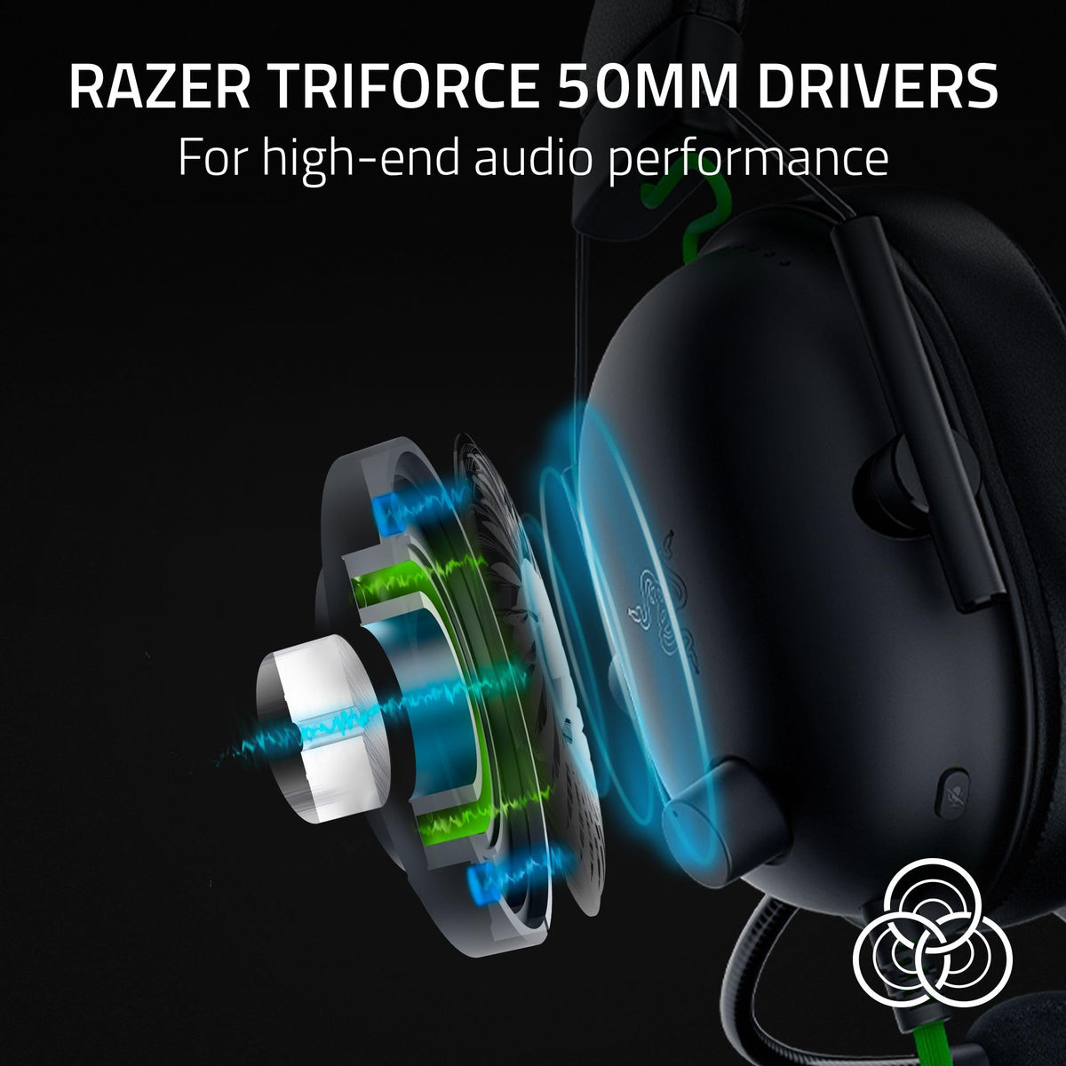 Razer BlackShark V2 X - Căști de gaming premium pentru esports (Căști cu fir cu driver de 50mm, reducere a zgomotului pentru PC, Mac, PS4, Xbox One și Switch) Negru - RZ04-03240100-R3M1