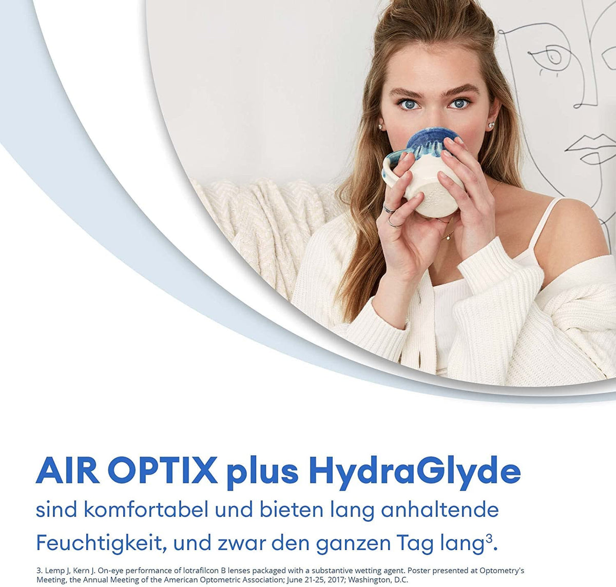 Air Optix plus HydraGlyde Monthly Lenses | 6 pcs | -07.50 dpt - 10109121
