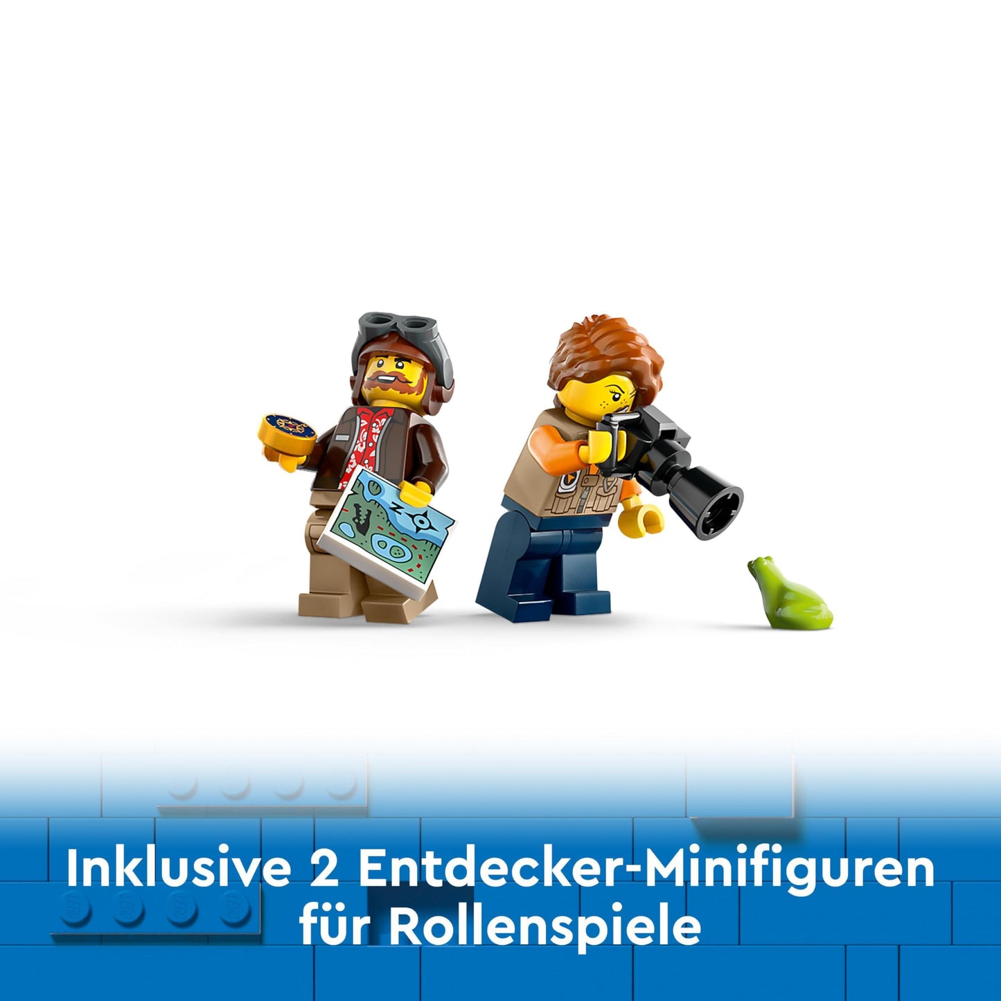 LEGO City Jungle Explorer Seaplane Toy for Kids Jungle Toy with Minifigures Explorer Toy for Girls and Boys Ages 6 and Up 60425