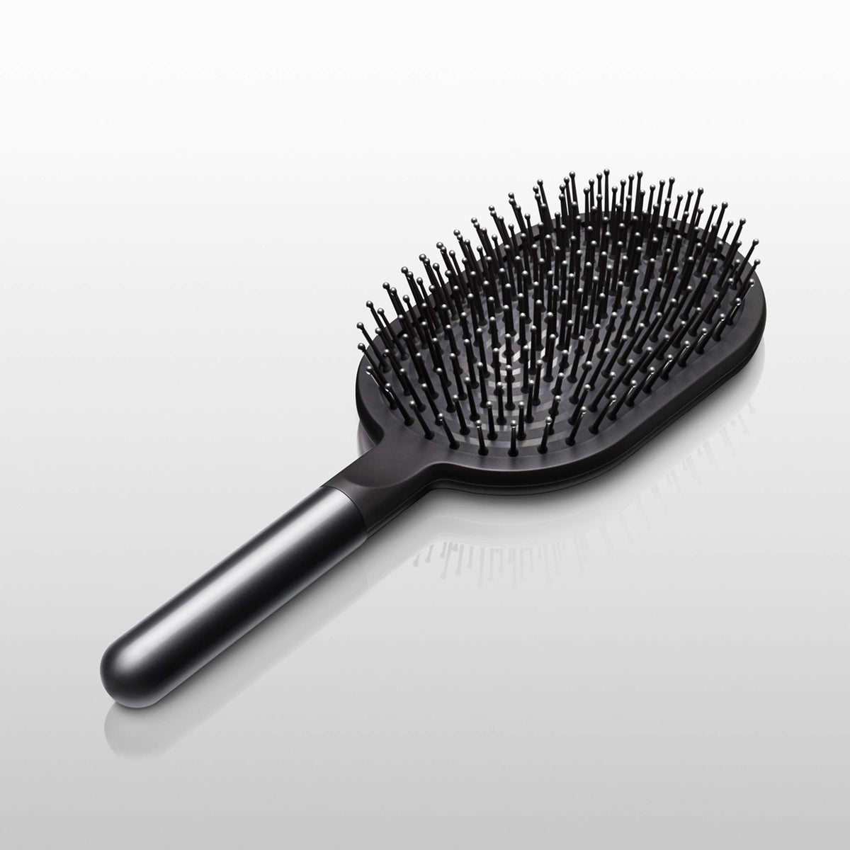 Dyson Paddle Brush, Nickel and Black, For All Hair Types, For Women - 971056-01