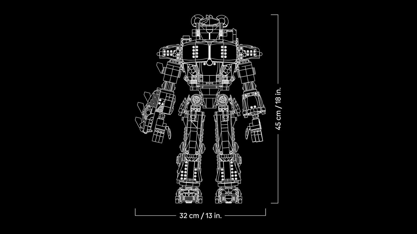 LEGO Fortnite Mecha Leader - Gaming Model Building Including Sword & Minifigure - Collectible & Gift for Adult Video Game Fans - 77078