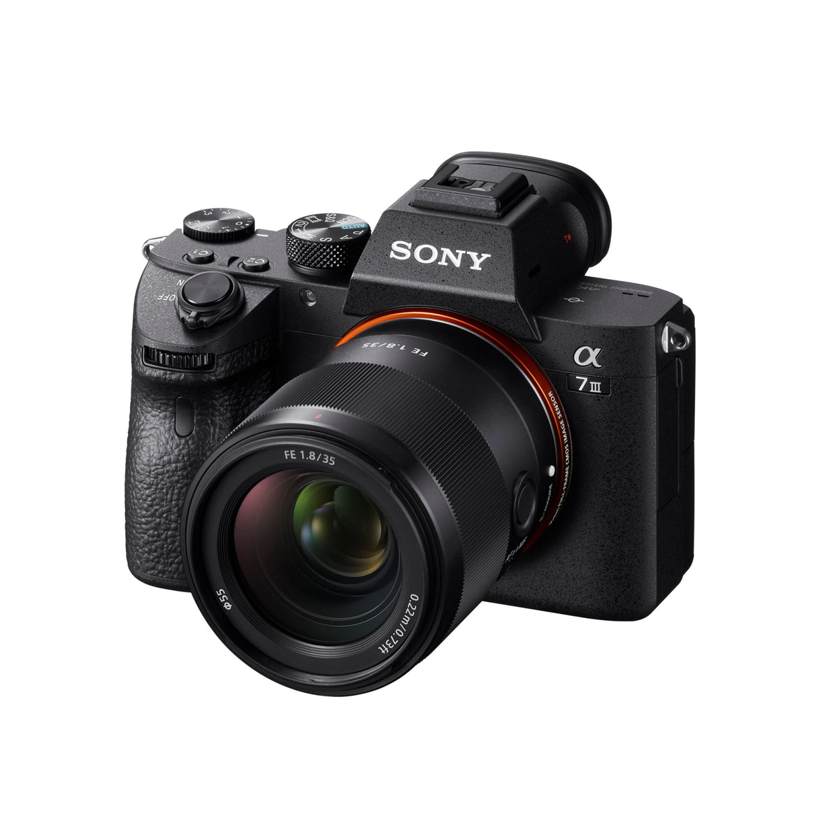 Sony SEL35F18F – Obiectiv fix cu unghi larg FE 35mm F1.8 pentru format complet (APS-C, E-Mount, compact și luminos, compatibil cu seria Sony Alpha A7, seria A6000, ZV-E1, ZV-E10)