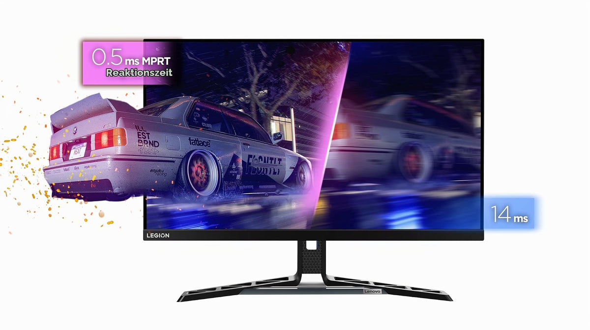 Lenovo Legion Y27-30 | 27" Full HD Gaming Monitor | 1920x1080 | 180Hz | 400 nits | 0.5ms Response Time | HDMI | DisplayPort | AMD FreeSync | black - 66F8GAC3EU