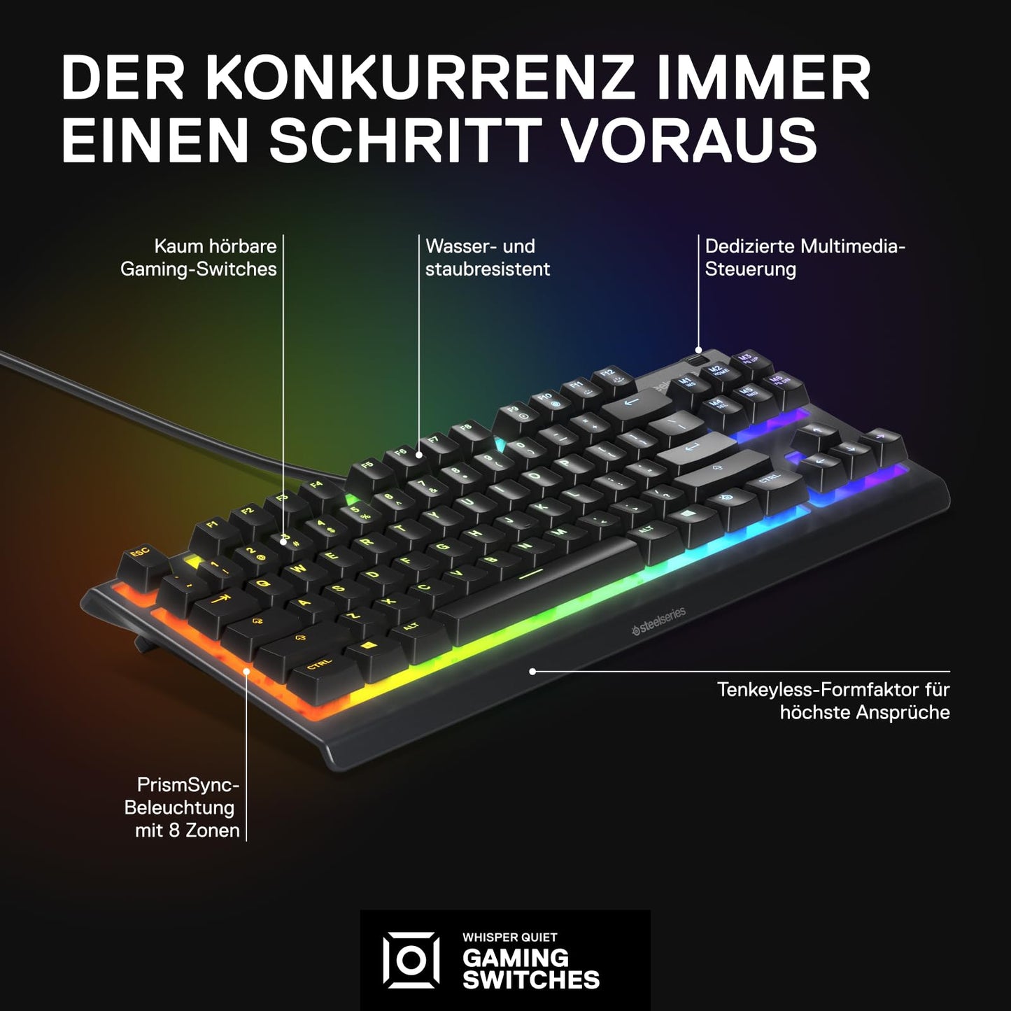 SteelSeries Apex 3 TKL DE (64833)