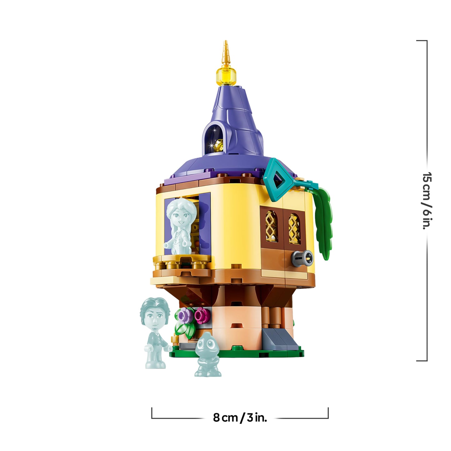 LEGO ǀ Disney Princess Rapunzel's Mini Tower - Rapunzel - Newly Tangled - Set with 2 mini dolls, Pascal figure, accessories and castle - Gift for girls aged 5 and up and film fans - 43294