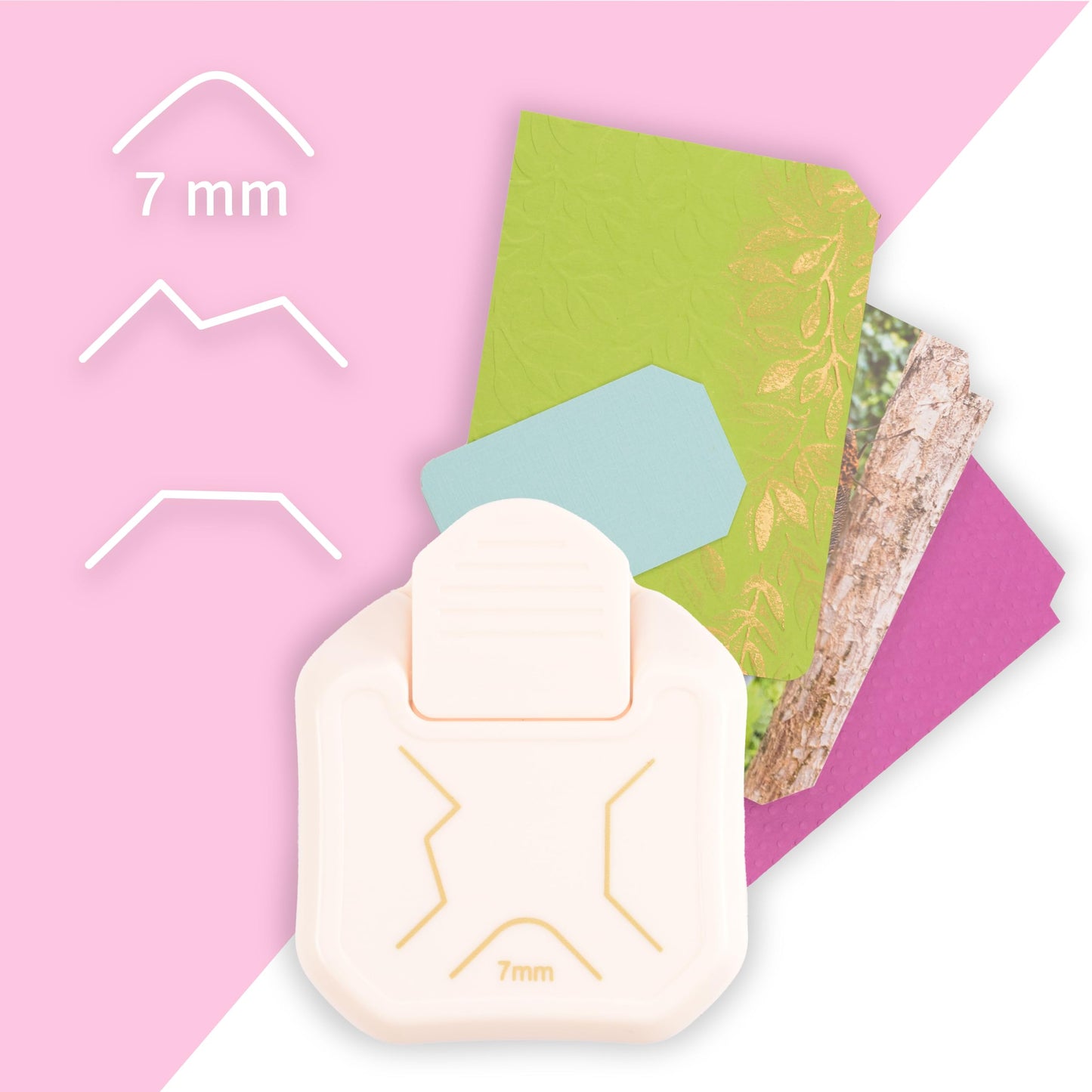 Vaessen Creative 2137-093 3-in-1 Corner Punch