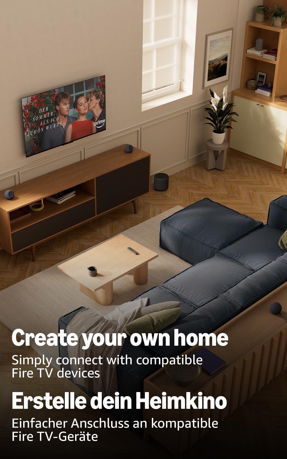 Amazon Echo Dot Max (latest generation), Alexa speaker with room-filling sound and integrated smart home hub, international version, graphite - MA49CA