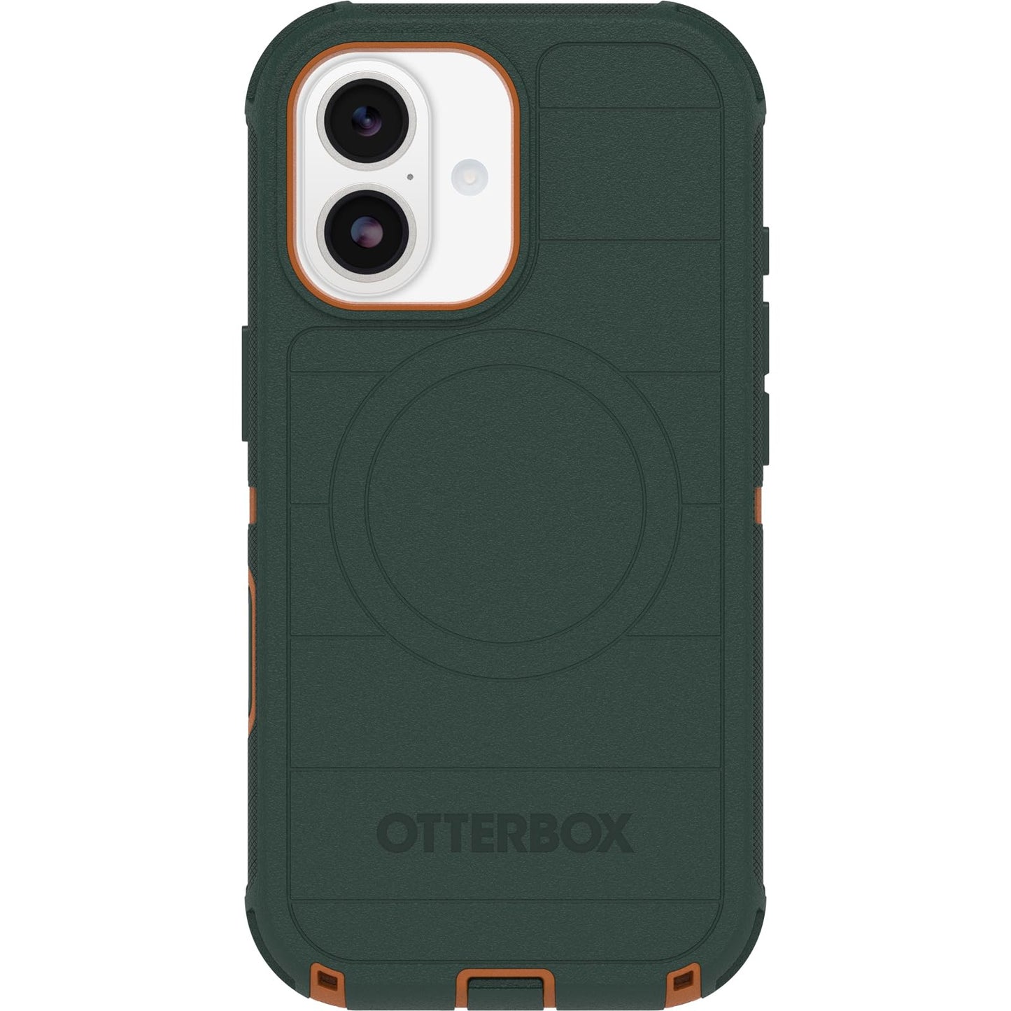 OtterBox Defender Series Pro MagSafe Case for iPhone 17 Shockproof Drop Proof Ultra Heavy Duty Protective Case 7X Military Grade Tested Green - 77-98362