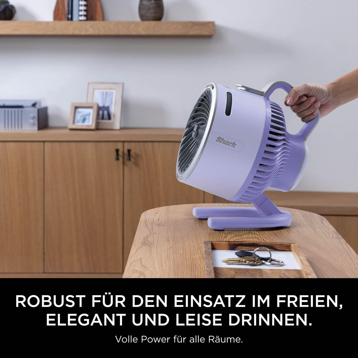 Ventilator Shark FlexBreeze HydroGo Starker cu pulverizare, Violet FA050EULV