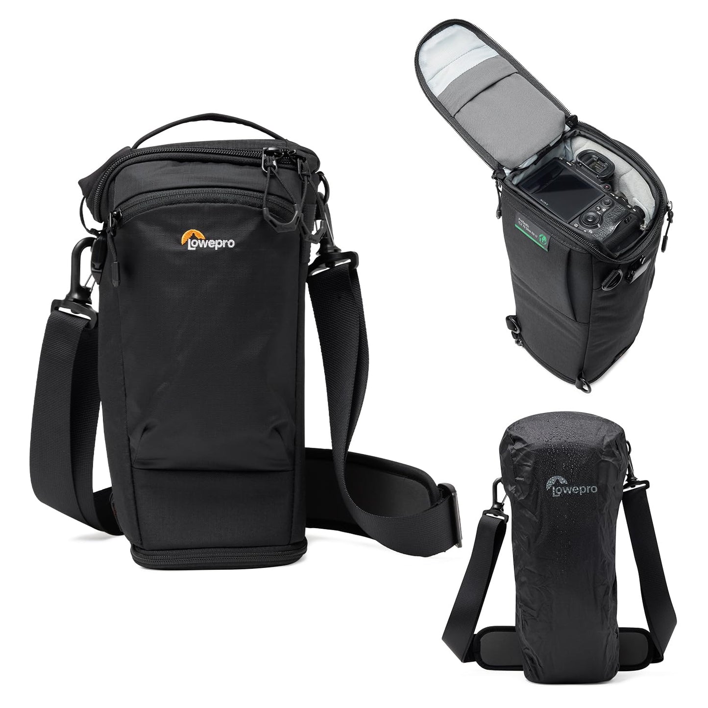 Lowepro ProTactic TLZ 75 Slim AW III toploader camera bag for mirrorless DSLR, volume: 4.5 l, dimensions: 37x10.5x14 cm, for cameras with attached lens, mod. Shoulder bag, for photographers/videographers - LP37497-PWW