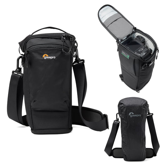 Lowepro ProTactic TLZ 75 Slim AW III toploader camera bag for mirrorless DSLR, volume: 4.5 l, dimensions: 37x10.5x14 cm, for cameras with attached lens, mod. Shoulder bag, for photographers/videographers - LP37497-PWW