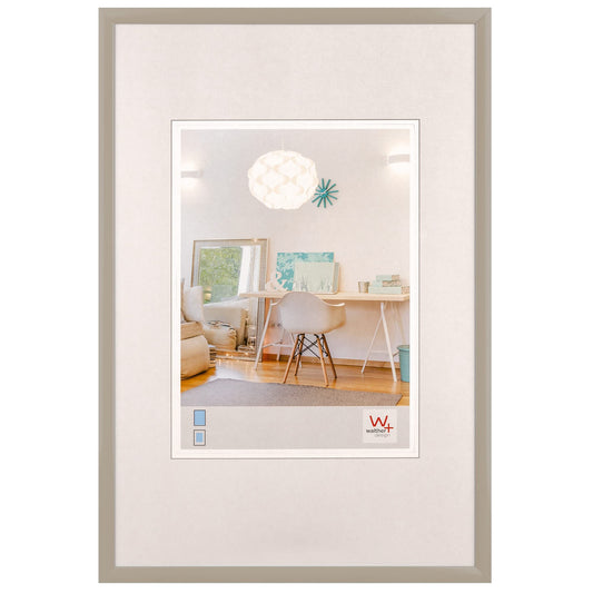 walther design picture frame gray 50 x 70 cm New Lifestyle plastic frame KV070T