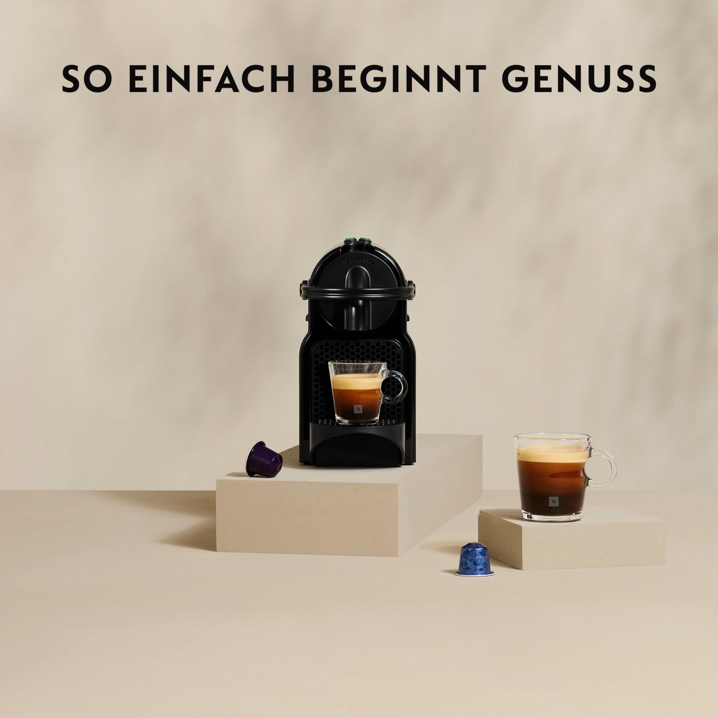 De Longhi Nespresso Inissia EN 80.B кафе машина 19 бара Черна