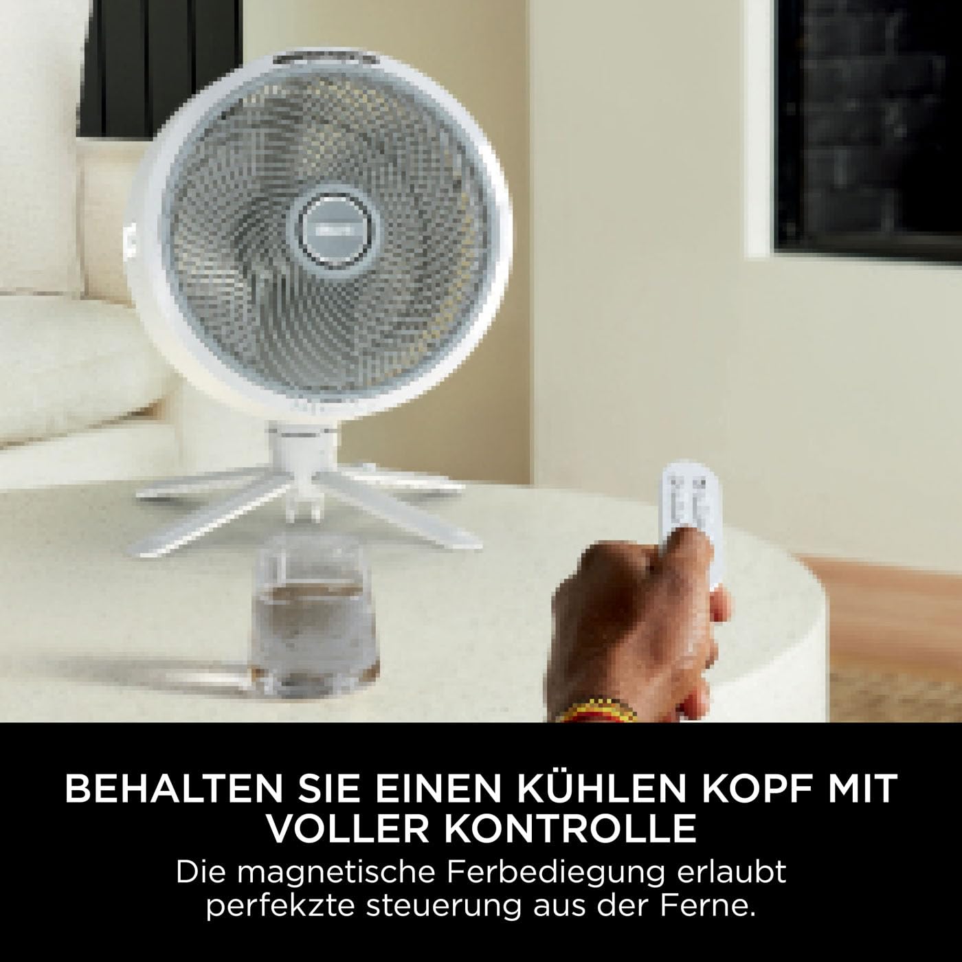 Shark FlexBreeze Fan Quiet, Hybrid Fan Wired & Wireless, Portable, for Indoor and Outdoor Use, UV & Water Resistant, Ultra Powerful, Ultra Quiet, White FA220EU - 0622356288651