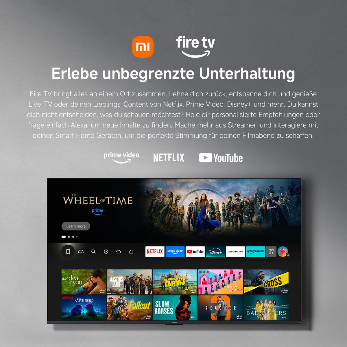 XIAOMI TV 43 Inch 2026, 4K UHD, Smart TV, Fire OS8, HDR10, L43MB-FAVEU - L32MB-FAEU