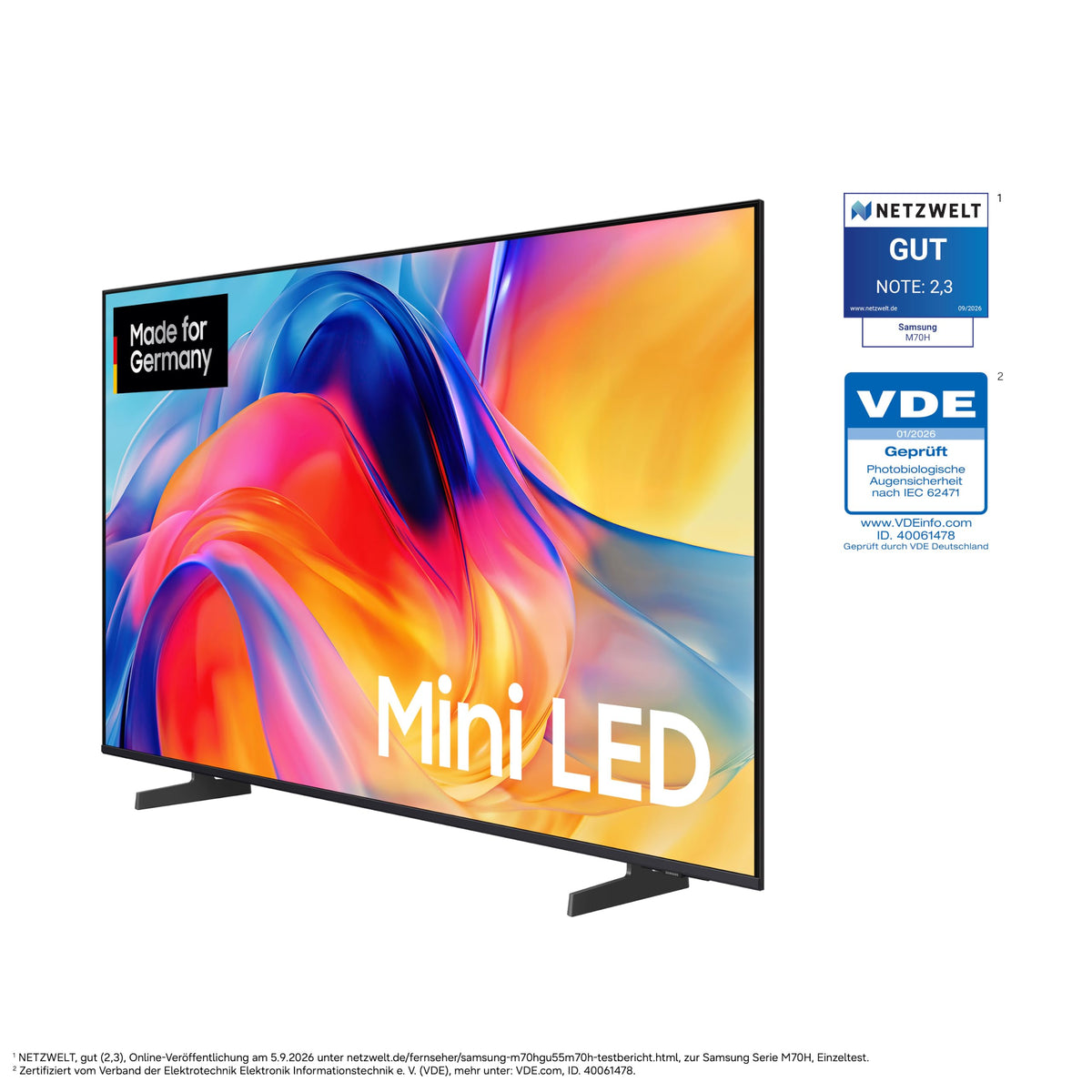 Samsung Mini LED M70H 4K 50 Inch (125 cm), UHD TV, Smart TV - GU50M70HAU