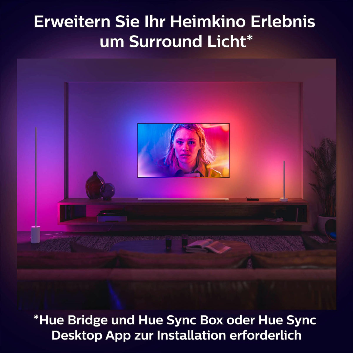 Philips Hue Gradient Signe LED Table Lamp, White - 915005987101