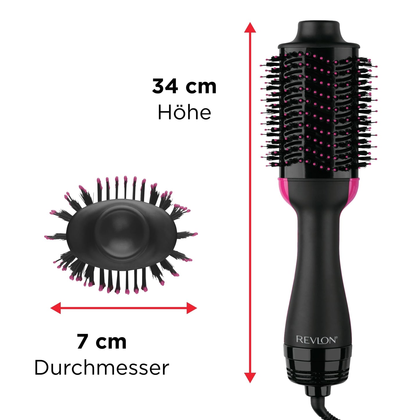 Revlon RVDR5222 Salon One-StepTM Hair Dryer and Volumizer with Parting Comb - RVDR5222EAMZ