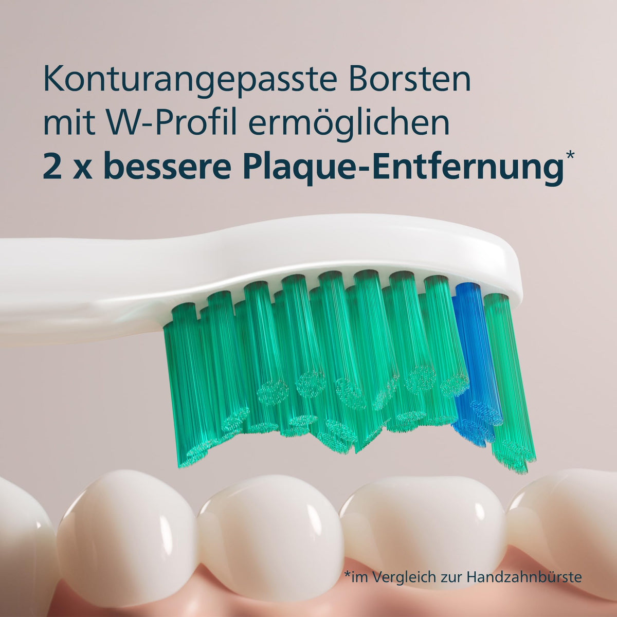 Philips Sonicare C1 ProResults, capete de periuță de dinți originale de schimb, alb, pachet de 4, HX6014/87