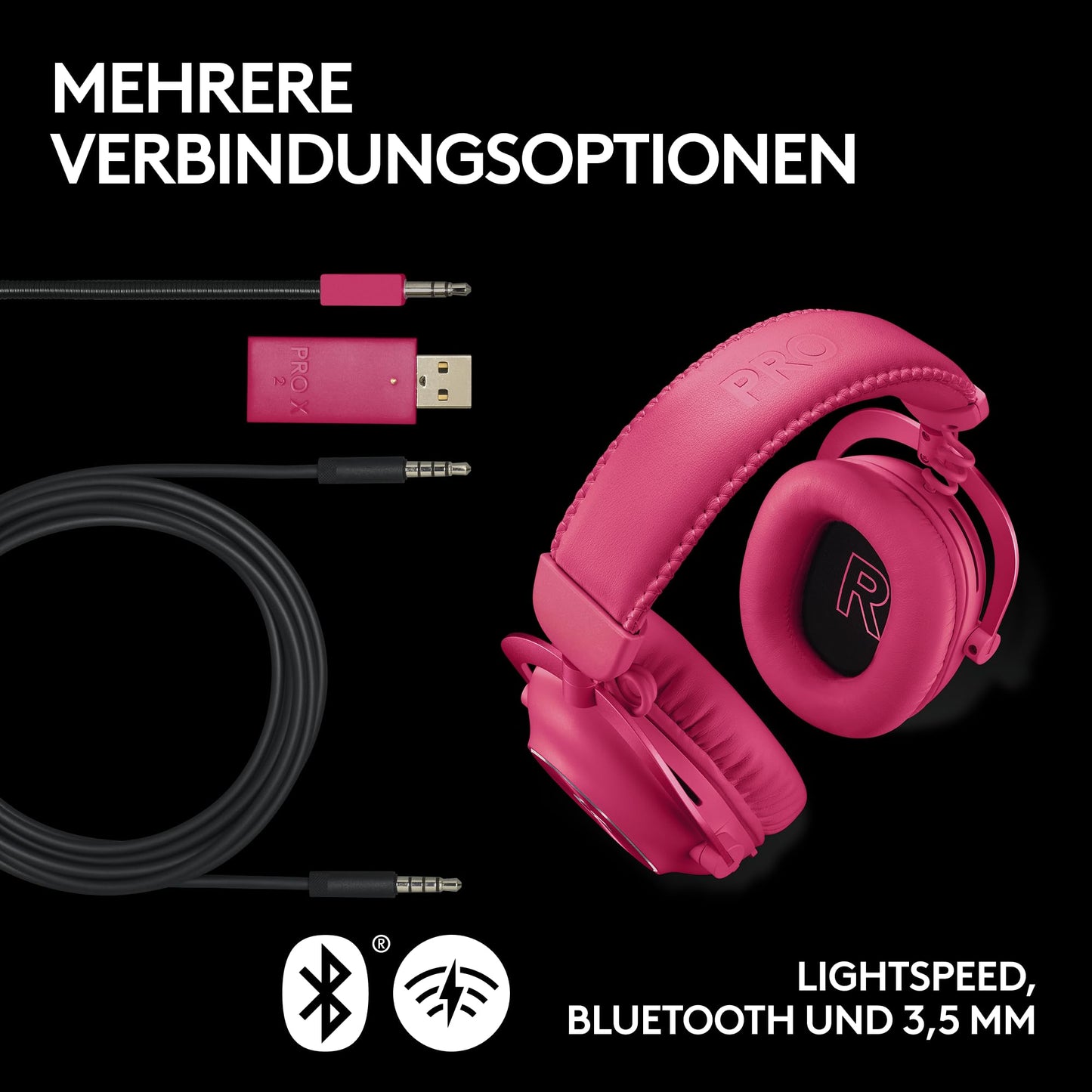Logitech G PRO X SUPERLIGHT 2 LIGHTSPEED Wireless Gaming Mouse, USB-C Charging, PC & Mac + PRO - 910-006638