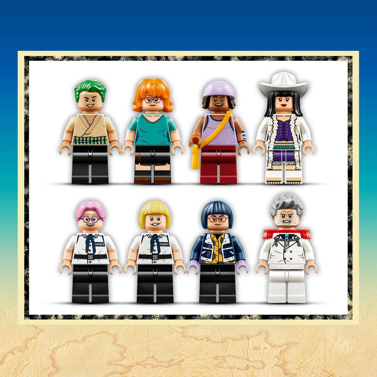 LEGO ONE PIECE Garp's Marine Battleship - Boat Model Building with 8 Minifigures including Zoro, Usopp, and Nami - Kids' Room Decor - Gift for Boys, Girls, and Fans aged 9 and up - 75646