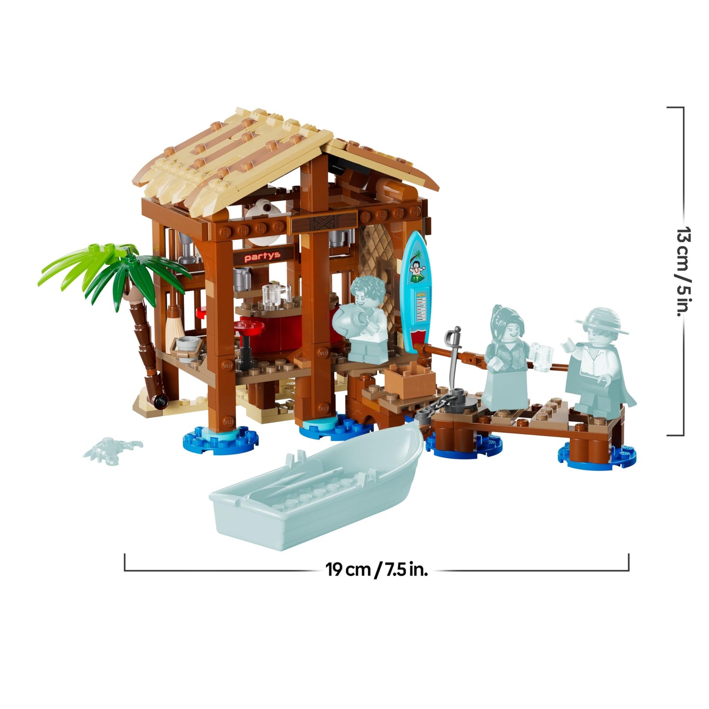 LEGO ONE PIECE Windmill Village Hut - toy with boat, boys Luffy, Shanks & Makino minifigures and accessories - including profile - anime gift for boys, girls & fans aged 8 and over - 75636