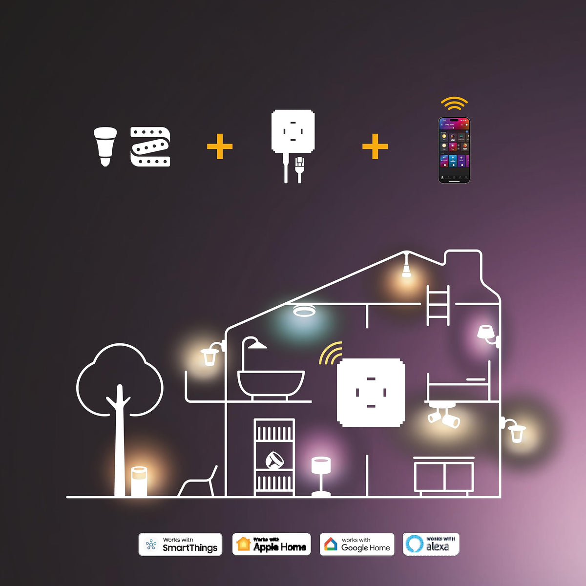 Philips Hue Festavia Lichterkette, 500 Mini LEDs, 40 m - 929003674602