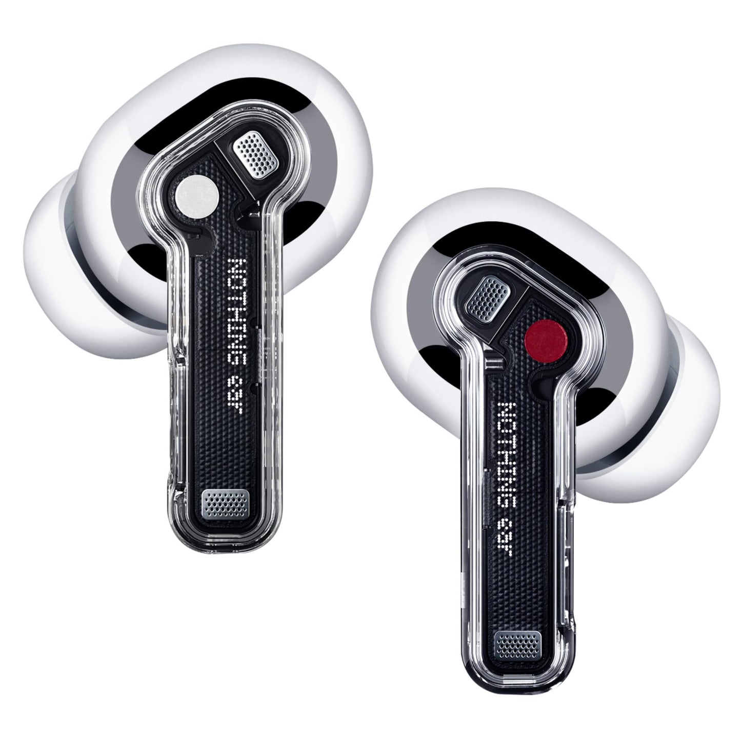 Nothing Ear wireless Bluetooth headphones with Hi-Res audio, active noise cancellation, advanced equalizer, and up to 40.5 hours of playback time - white