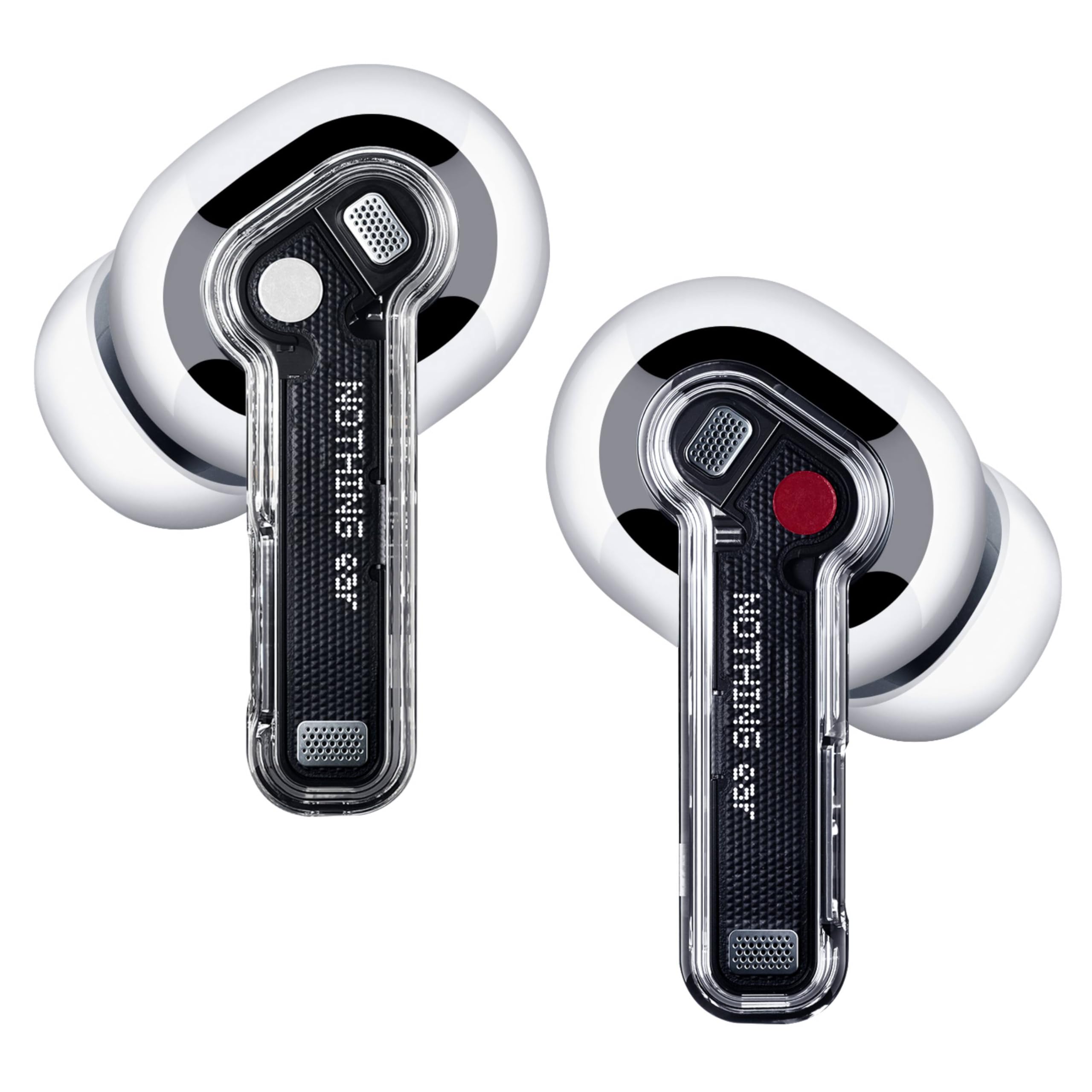 Nothing Ear wireless Bluetooth headphones with Hi-Res audio, active noise cancellation, advanced equalizer, and up to 40.5 hours of playback time - white