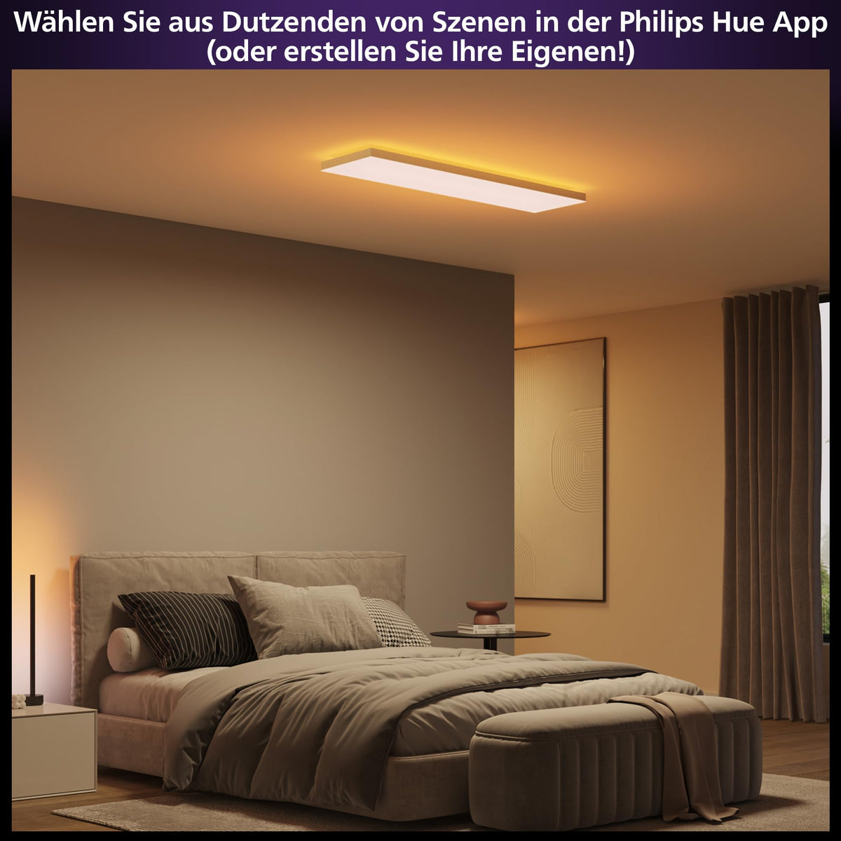 Philips Hue Datura Panel Light, 30 x 120 cm, Rectangular - 8720169277731